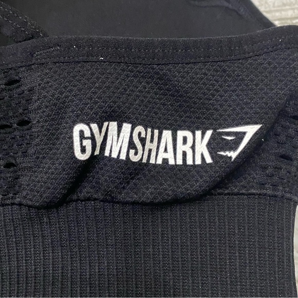 GYMSHARK Black Energy Seamless Crop Top Size Small - Picture 9 of 13